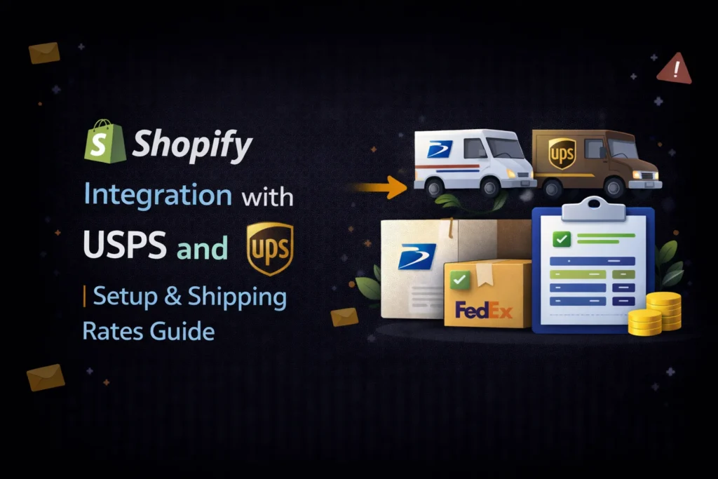 Shopify integration with usps and ups