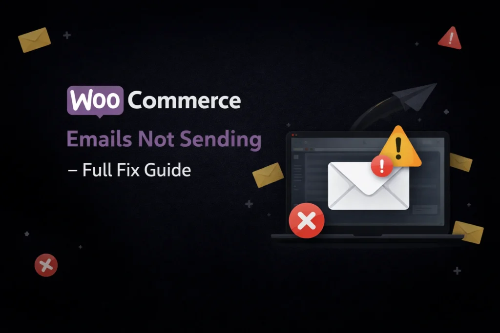 WooCommerce emails not sending