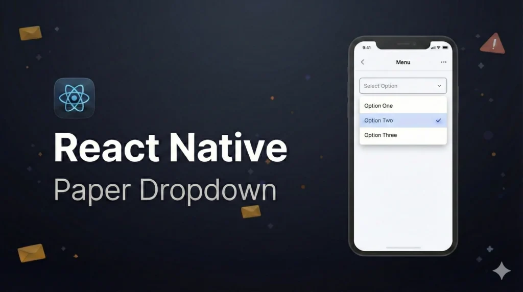 react native paper dropdown