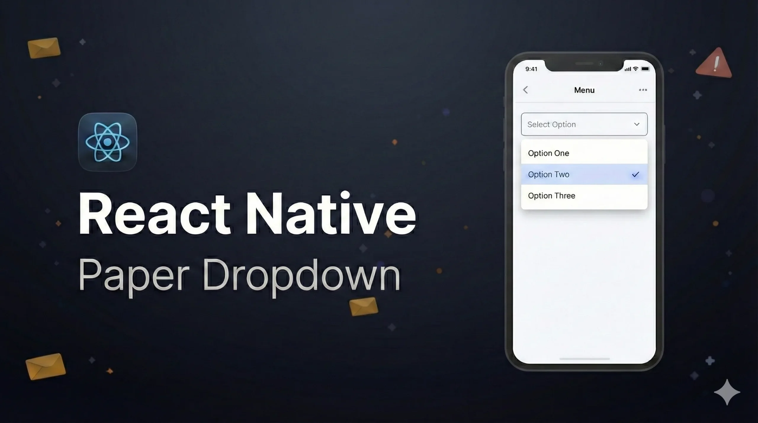 react native paper dropdown