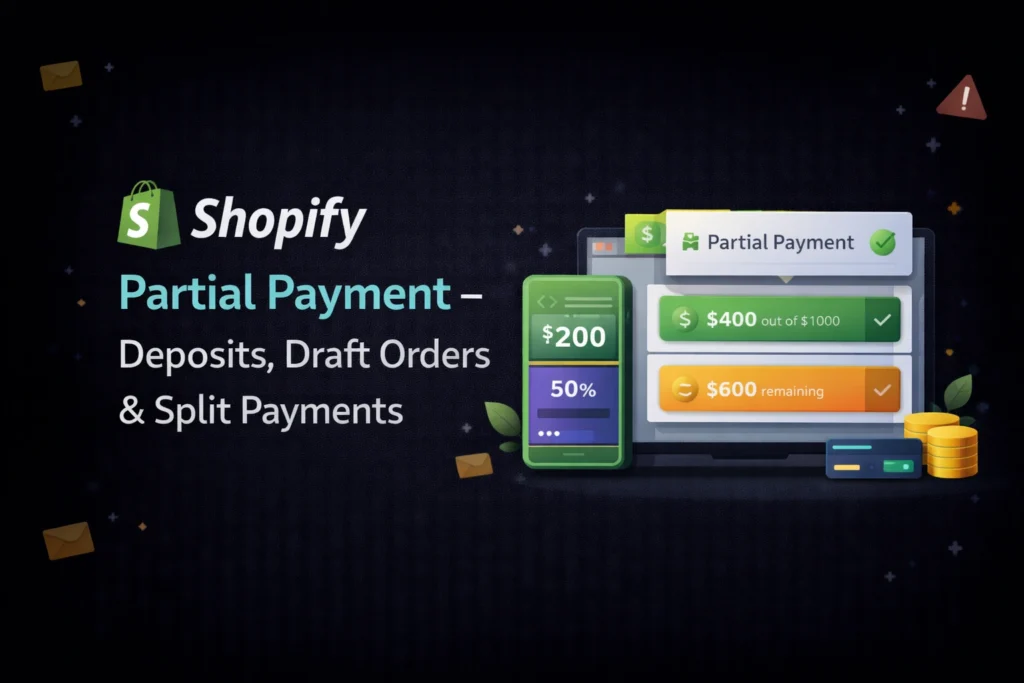 Shopify partial payment